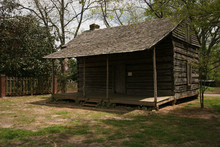 Jacob Eberhart Log Cabin built in 1854 and is open for viewing each July 4th. 