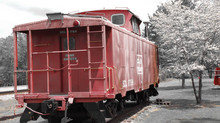 The caboose was donated to the city around 1976.  It is open on July 4th for anyone who wishes to take a look inside.  